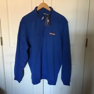 NWT Vineyard Vines Men 1/4 Zip Classic Shep Shirt Swearshirt size L
